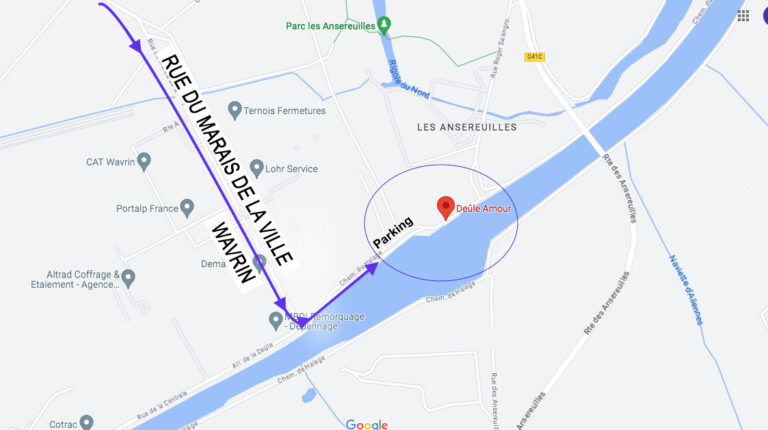 accès péniche